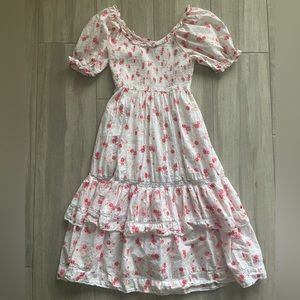 LoveShackFancy x Target Floral Puff Sleeve Dress Size Small